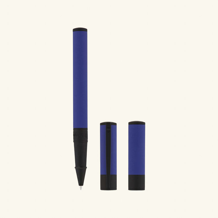 st dupont d initial rollerball pen blue