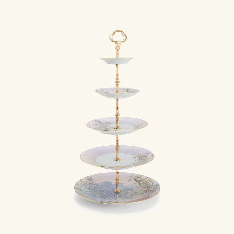 haviland le br sil 5 tier cake stand