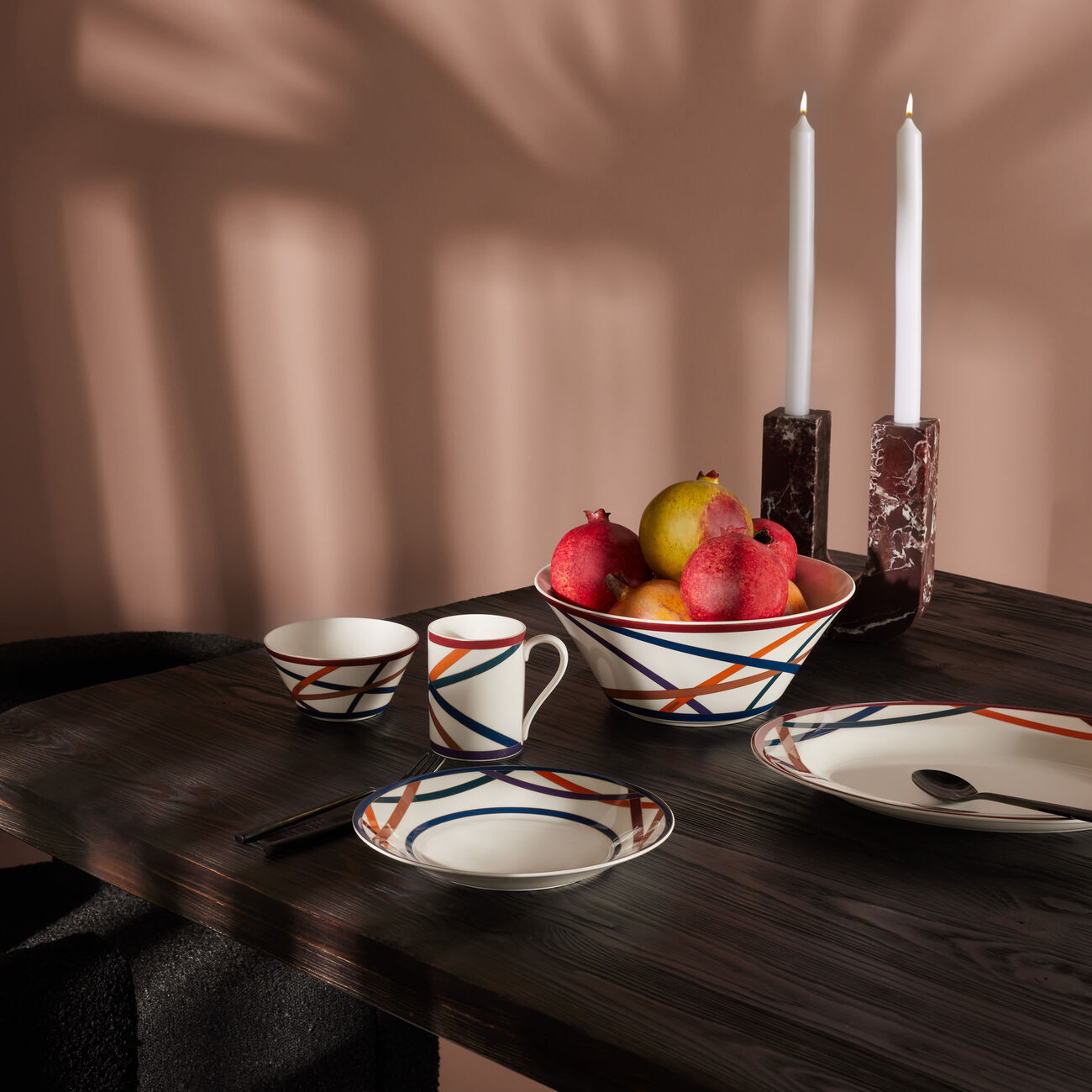 missoni home nastri fruit bowl 12cm
