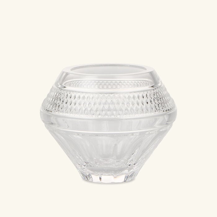 waterford mastercraft copper coast rose vase bowl small clear
