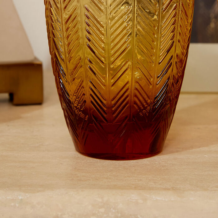 missoni home zig zag wine glass orange