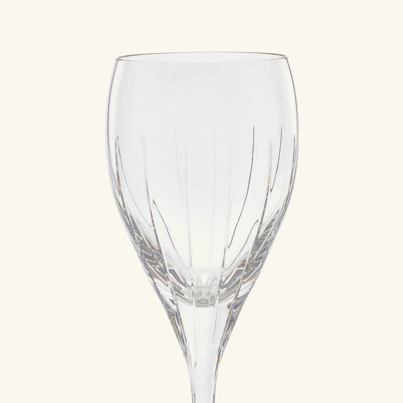 christofle iriana drinking glass clear set of 2