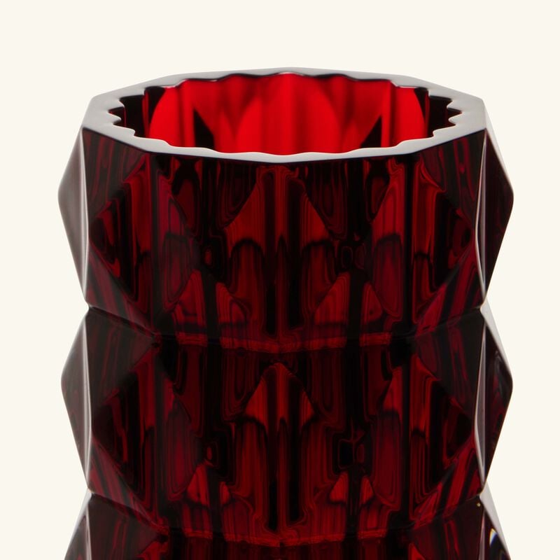 Louxor Vase Round Small Red baccarat louxor vase round small red