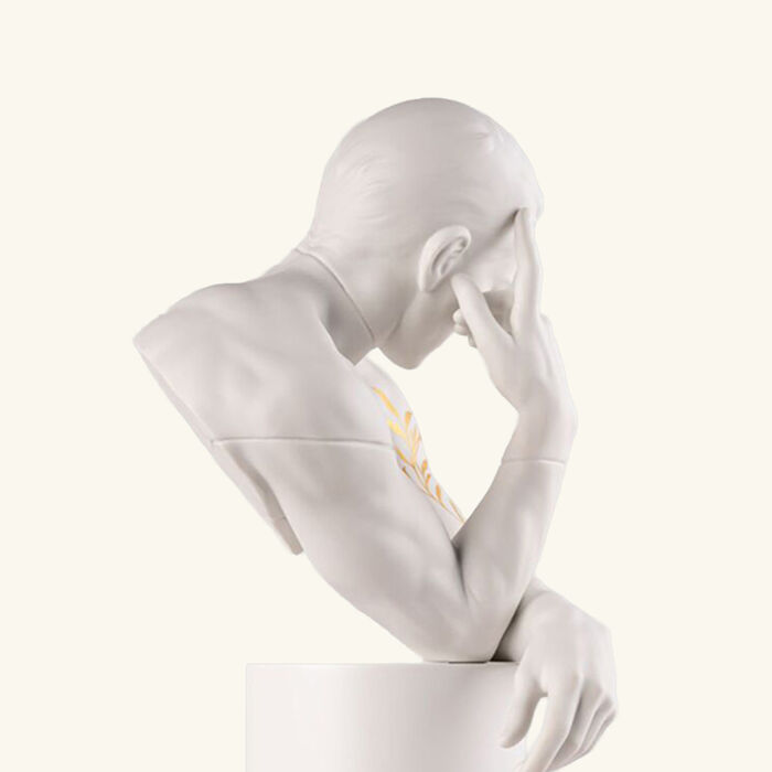 lladro reflection of nature   him sculpture large white