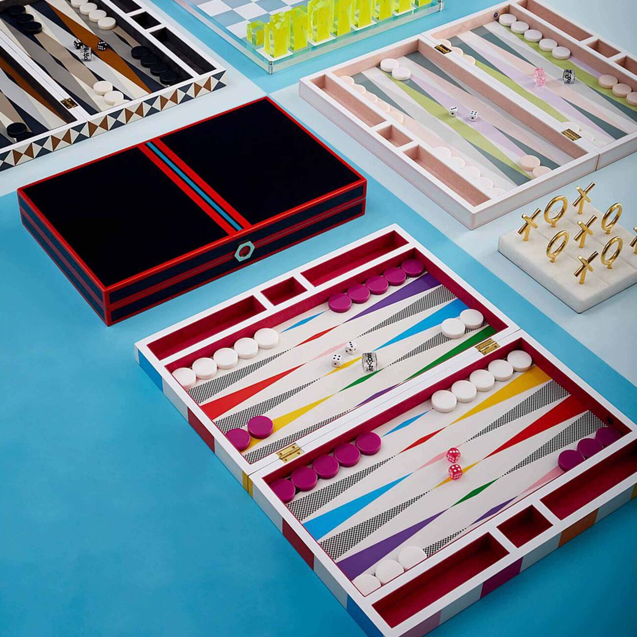 Checkerboard Backgammon Set jonathan adler checkerboard backgammon set