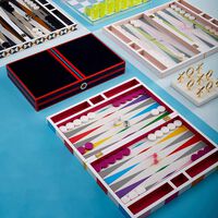 Checkerboard Backgammon Set jonathan adler checkerboard backgammon set