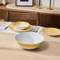 christofle malmaison riviera serving bowl yellow 25 cm