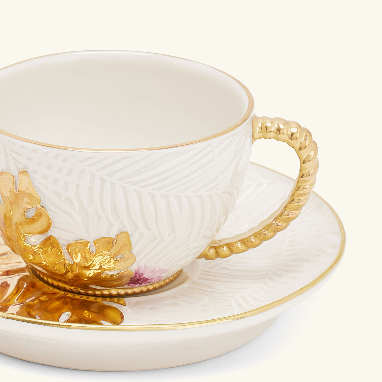 villari acapulco coffee cup   saucer white