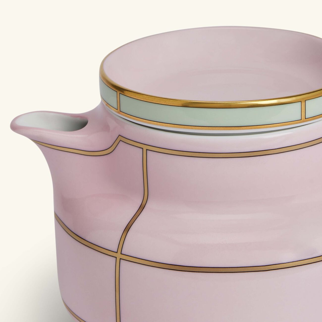 ginori 1735 diva teapot pink