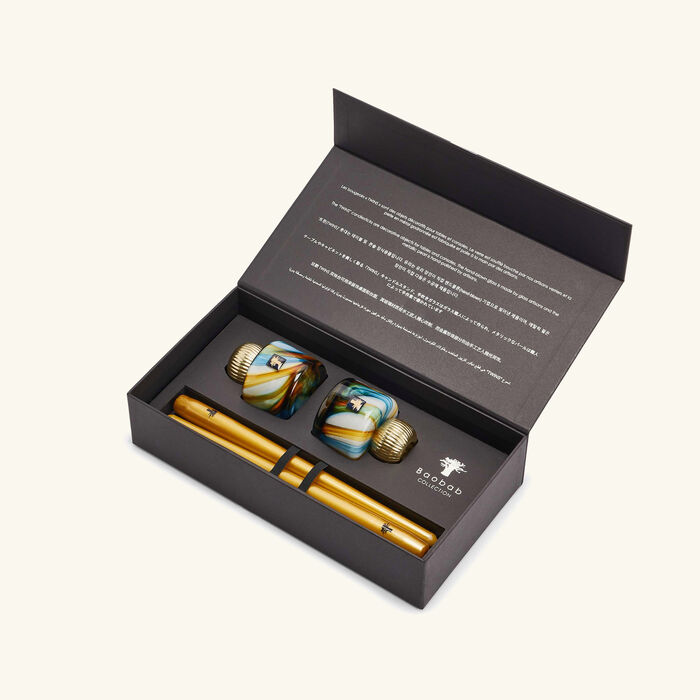 baobab collection nirvana holy candle set of 2