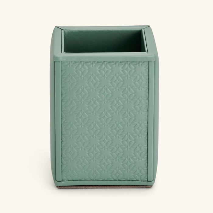 giobagnara elie saab monogram pen holder agata green