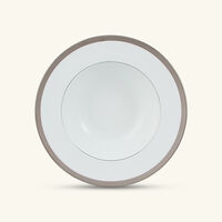 Maille Platine Soup Plate White 22cm bernardaud maille platine soup plate white 22cm