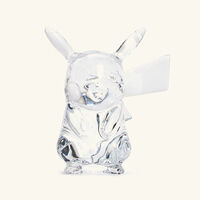 baccarat pok mon pikachu figurine mini clear