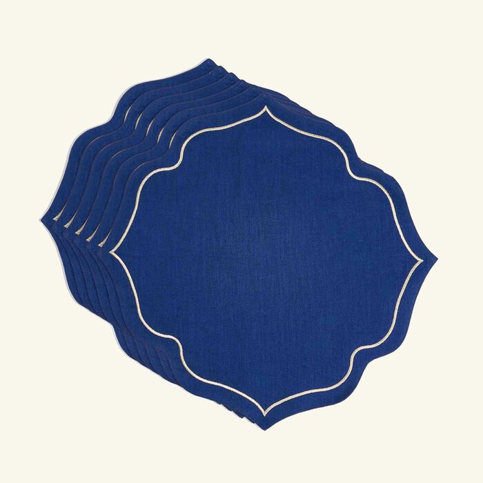 catherine denoual arabesque placemat white set of 6