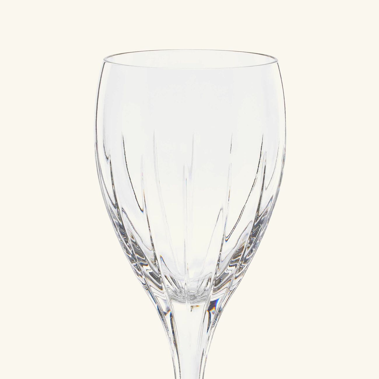 christofle iriana wine glass clear set of 2