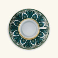 haviland r ves du nil coffee cup saucer green set of 4