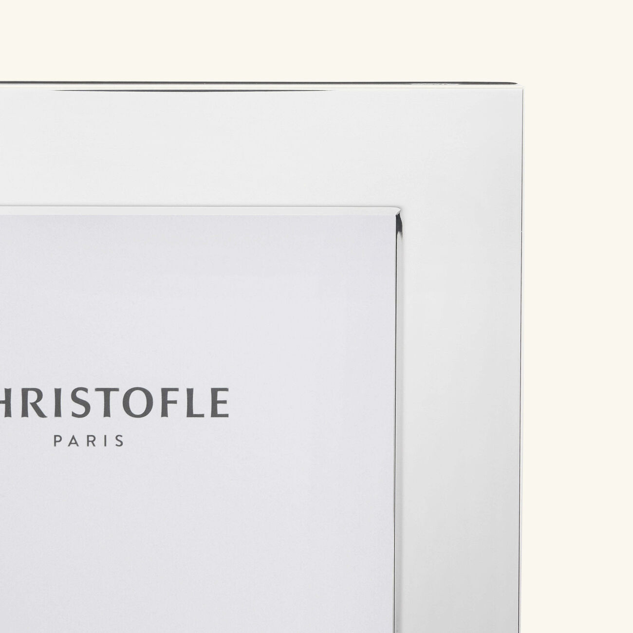 christofle uni picture frame silver plated 13x9cm