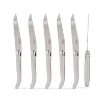 Set of 6 - Philippe Starck Stainless Steel Table Knives, small
