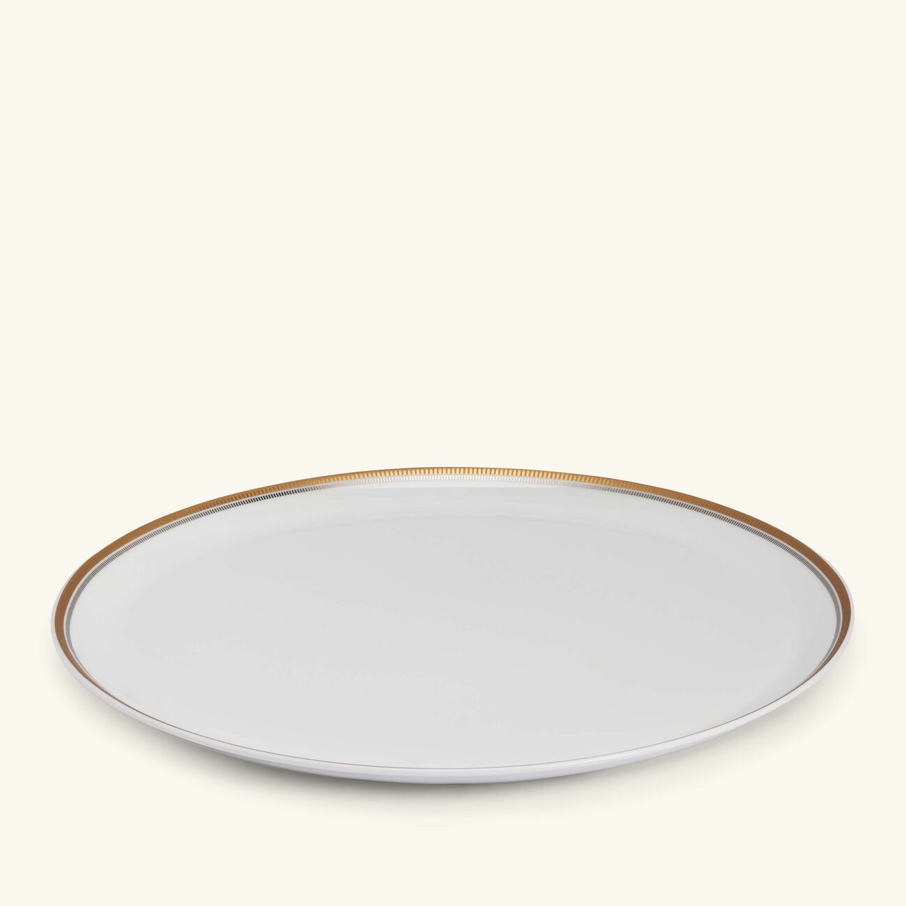 bernardaud gage serving platter round white 29cm