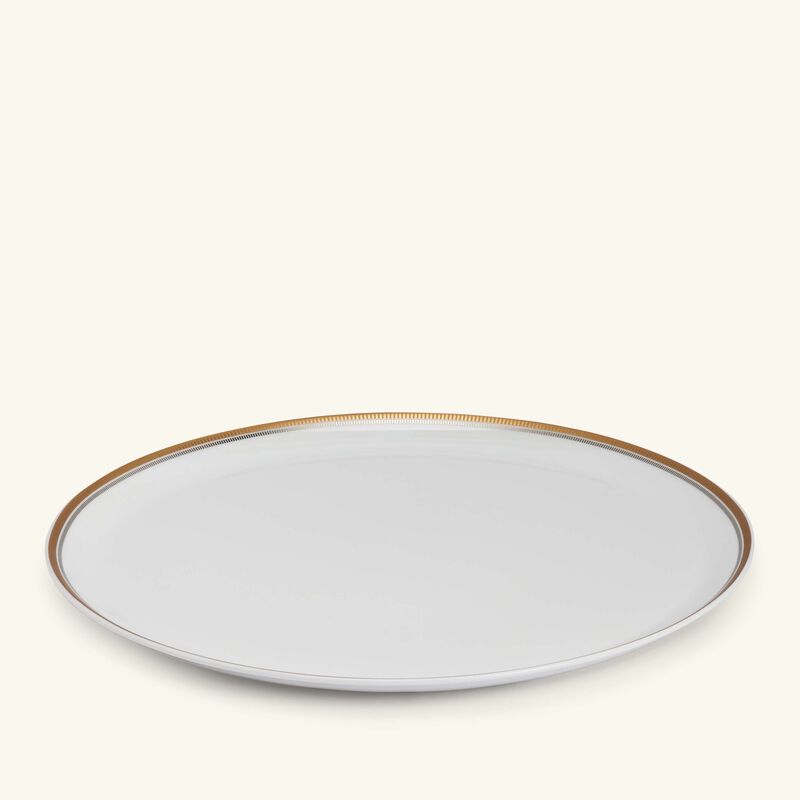 bernardaud gage serving platter round white 29cm