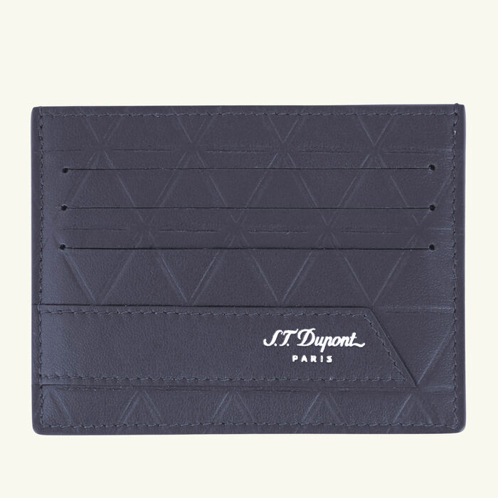 st dupont firehead card holder blue