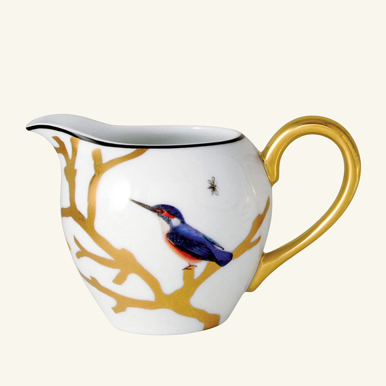 bernardaud aux oiseaux tea set gold