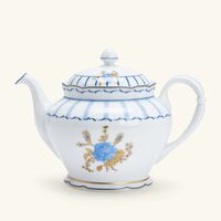 bernardaud brocante serving platter oval blue 33cm