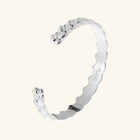 christofle babylone bangle sterling silver size 1