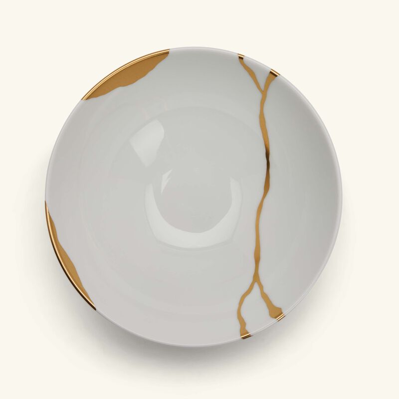 Kintsugi Bowl Round White bernardaud kintsugi bowl round white