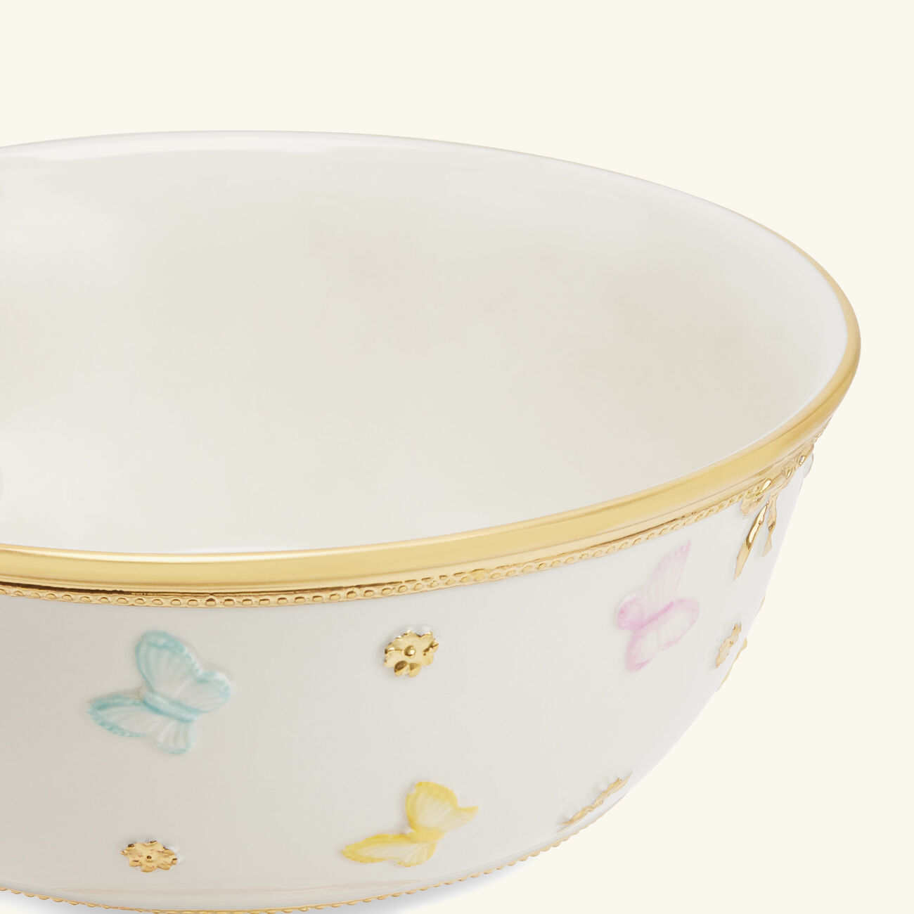 villari butterfly cake stand white