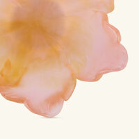 Tulipe Centerpiece Amber Pink Small Limited Edition daum tulipe centerpiece amber pink small limited edition