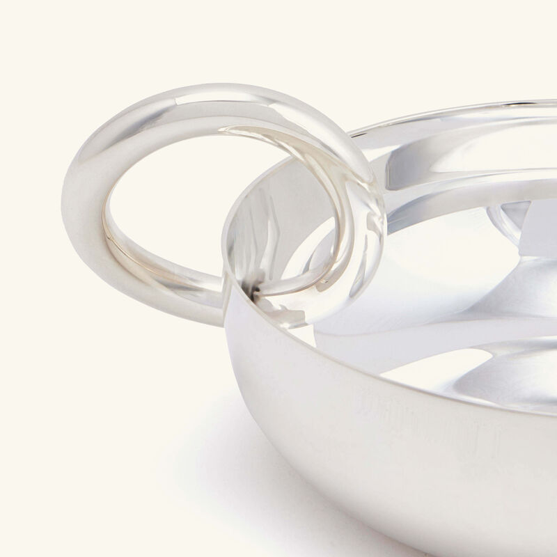 christofle vertigo serving bowl silver plated 12cm