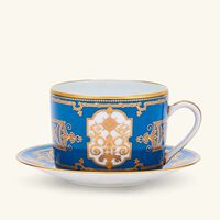 bernardaud aux rois dinner plate round gold 26cm