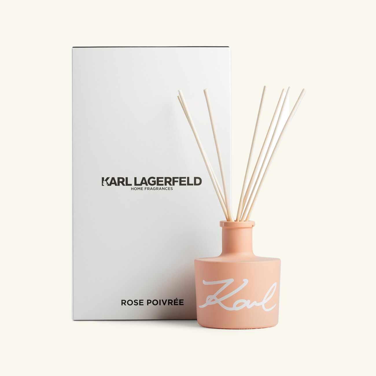 Rose Poivrée Reed Diffuser with Natural Sticks karl lagerfeld rose poivr e reed diffuser with natural sticks