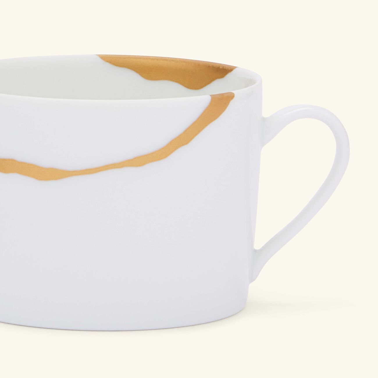 برناردو kintsugi charbon teacups and saucers   set of 2