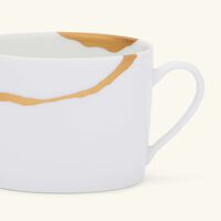 Kintsugi Charbon Teacups And Saucers - Set Of 2 برناردو kintsugi charbon teacups and saucers set of 2