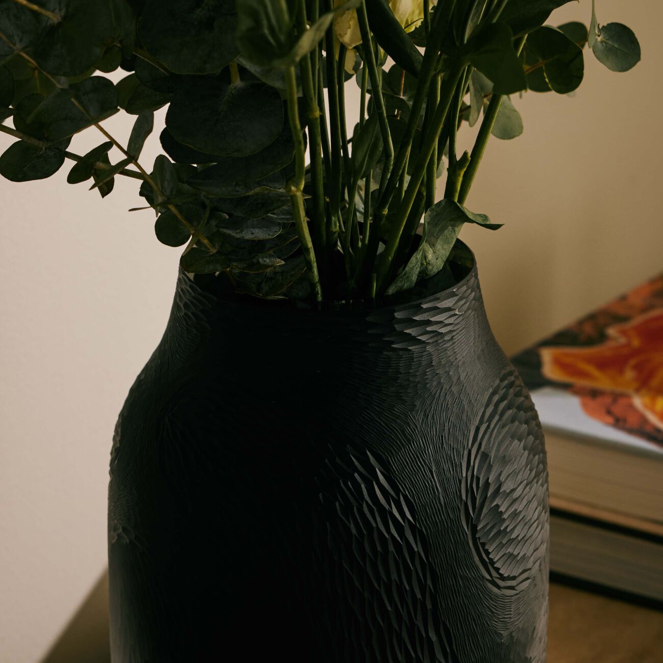 ruckl heroine meret vase round large smoke