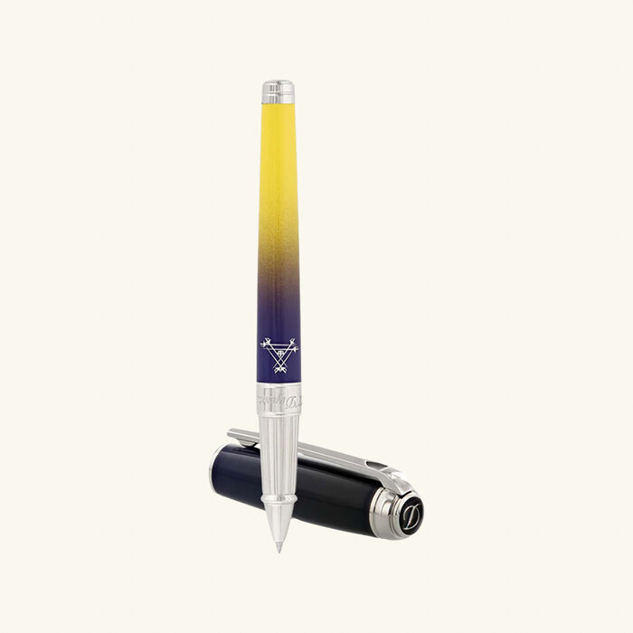 st dupont line d montecristo la nuit rollerball pen