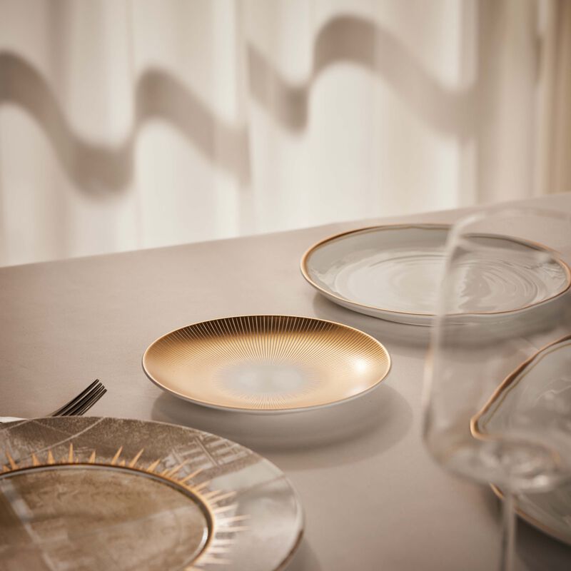 Sol Bread & Butter Plate Round Gold 13cm bernardaud sol bread butter plate round gold 13cm