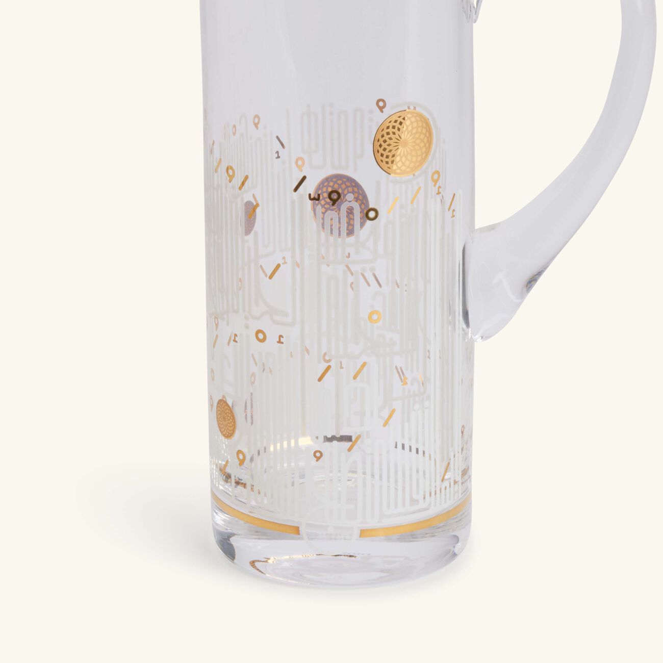 dimlaj hayat drinking glass and jug gold set of 7