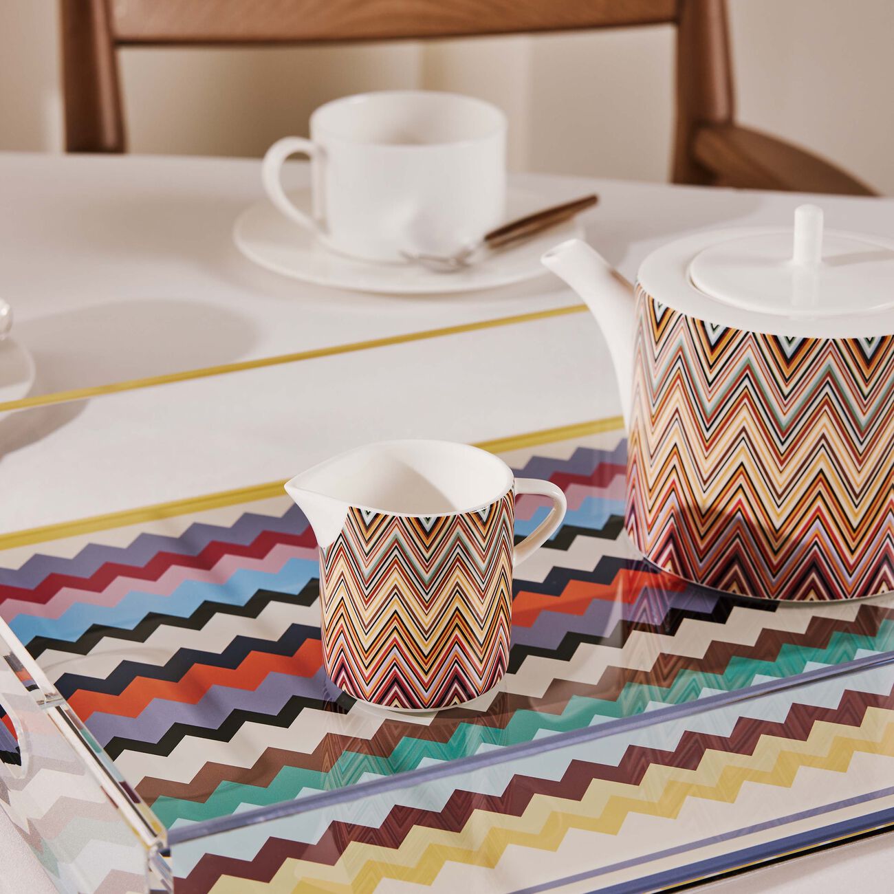 missoni home zigzag milk pitcher
