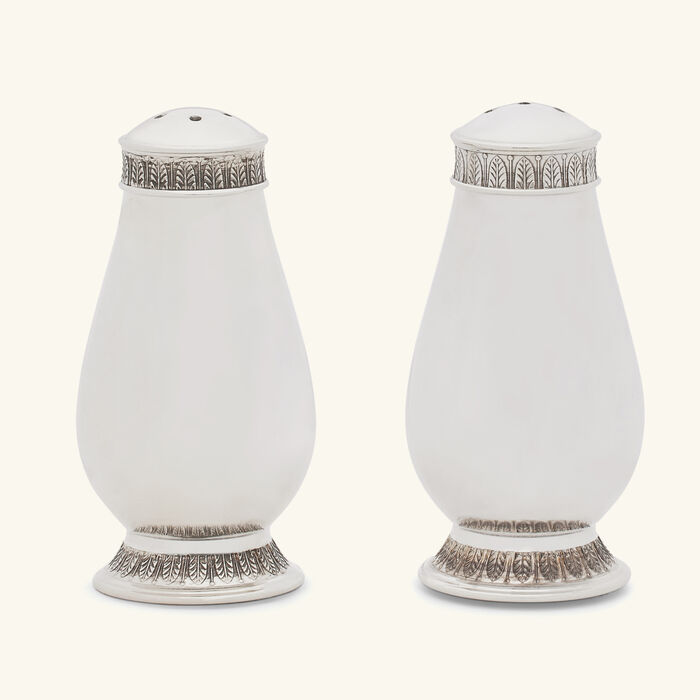 christofle malmaison salt pepper shakers silver plated