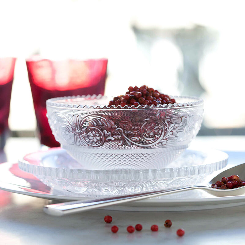 Arabesque Bowl Small Clear baccarat arabesque bowl small clear