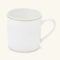christofle gilded demitasse tea cup saucer silver