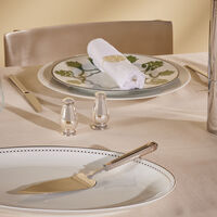 christofle aria cake server silver plated
