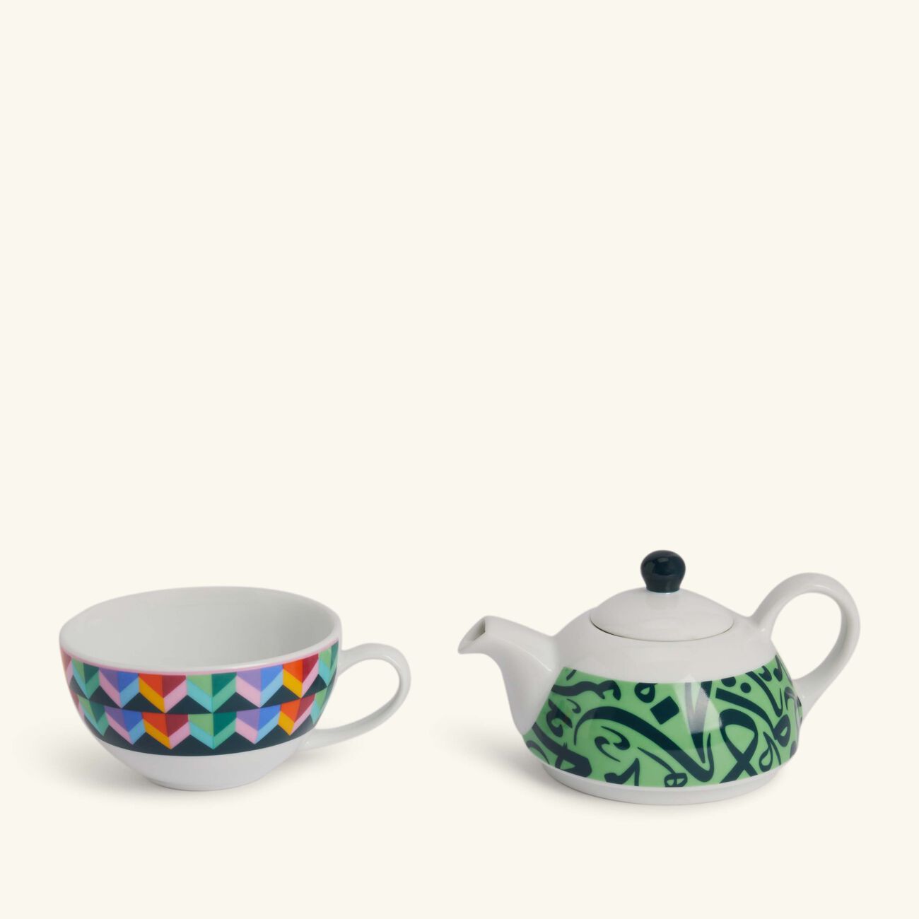 silsal bahja tea pot   tea cup set