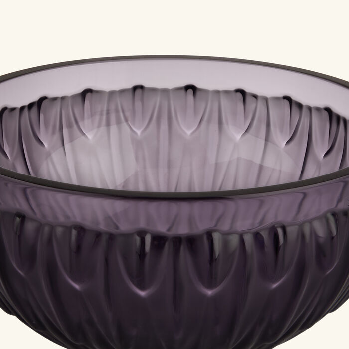 lalique vesper plumes bowl purple