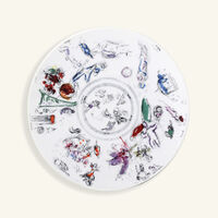 bernardaud marc chagall salad plate round white 21cm set of 6