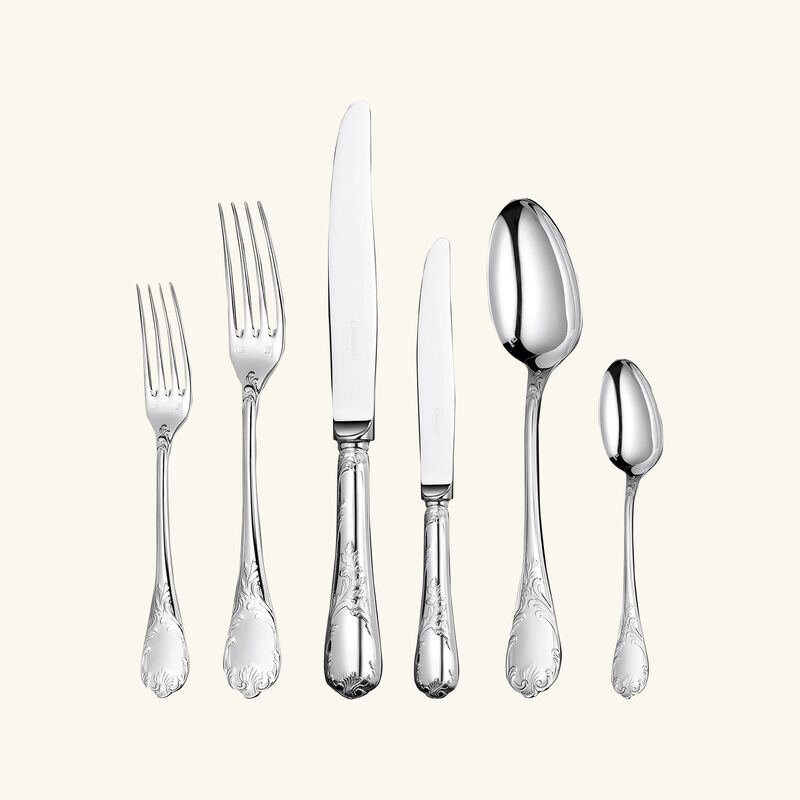 christofle marly flatware set 36 pieces silver plated