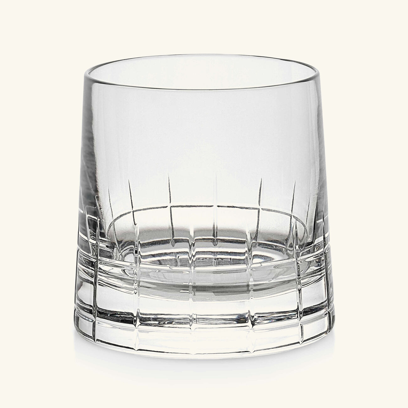 christofle graphik drinking glass clear